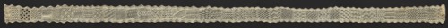 Knitted Lace Sampler, 19th century. Italy, Sienna, 19th century. Knitted linen; average: 163.9 x 6