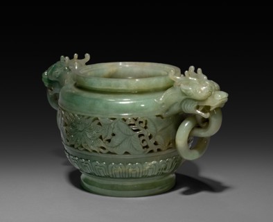 Koro, 1736-1795. China, Qing dynasty (1644-1912), Qianlong reign (1735-1795). Jade ; overall: 19.8
