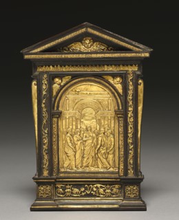 Pax with Christ Appearing to the Apostles, late 1500s. Cast after a model by Valerio Belli