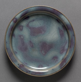 Plate:  Jun Ware, 1100s-1200s. Northern China, Northern Song dynasty (960-1127) - Jin dynasty