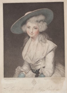 Miss Anne Bingham. Francesco Bartolozzi (British, 1727-1815). Stipple engraving and etching