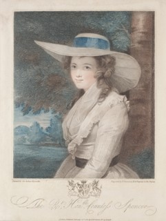 Countess Spencer, 1787. Francesco Bartolozzi (British, 1727-1815). Stipple engraving and etching