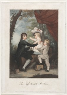 The Affectionate Brothers (The Lamb Children), 1791. Francesco Bartolozzi (British, 1727-1815).
