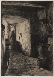 The Kitchen, 1858. James McNeill Whistler (American, 1834-1903). Etching