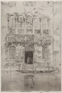 The Balcony, c. 1880. James McNeill Whistler (American, 1834-1903). Etching and drypoint