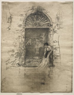 The Dyer. James McNeill Whistler (American, 1834-1903). Etching and drypoint