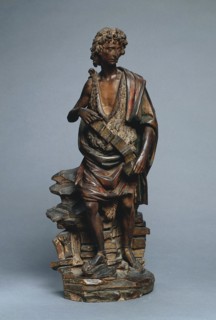 Saint John the Baptist, c. 1500-1525. Master of the Saint John Statuettes (Italian). Terracotta
