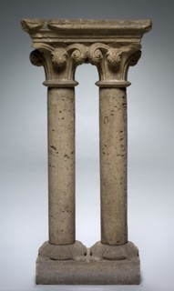 Capitals and Columns, 1200s. France, 13th century. Stone; overall: 127 x 60.3 x 28.6 cm (50 x 23