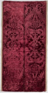 Procurator’s Velvet Stole, c. 1575- 1600. Italy, Venice, late 16th century. Dyed silk; velvet in