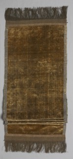 Length of Velvet, 1600s. Italy, 17th century. Velvet; silk; overall: 254 x 50.2 cm (100 x 19 3/4 in