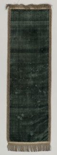 Length of Velvet, 1600s. Italy, 17th century. Velvet; silk; overall: 193 x 55.3 cm (76 x 21 3/4 in