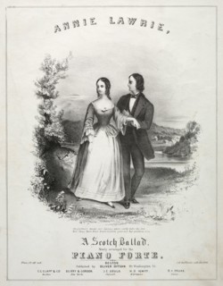 Annie Lawrie - Sheet Music Cover. Winslow Homer (American, 1836-1910). Lithograph
