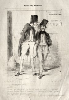 Revers des Médailles, 1842. Paul Gavarni (French, 1804-1866). Lithograph