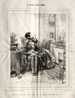 La Vie de Jeune Homme, 1842. Paul Gavarni (French, 1804-1866). Lithograph