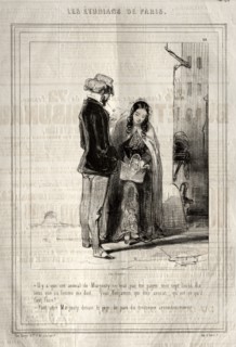 Les Étudiants de Paris, 1842. Paul Gavarni (French, 1804-1866). Lithograph