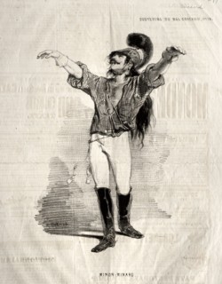 Souvenirs du Bal Chicard:  Mignon-Minard, 1843. Paul Gavarni (French, 1804-1866). Lithograph