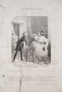 Les Mystères de l'amour:  No. 1. Joseph Guillaume Bourdet (French, 1799-1869). Lithograph