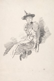 The Winged Hat, 1890. James McNeill Whistler (American, 1834-1903). Lithograph