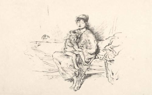 Mother and Child, No. 2, 1890. James McNeill Whistler (American, 1834-1903). Lithograph