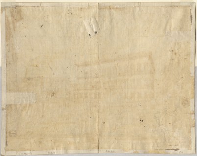 Cartouche (verso), 1664. Lievin Cruyl (Flemish, c. 1640-c. 1720). Graphite; sheet: 38.7 x 49 cm (15