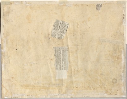 Tracing of a Fountain from Recto and Sketches of Two Faces (verso), 1665. Lievin Cruyl (Flemish, c.
