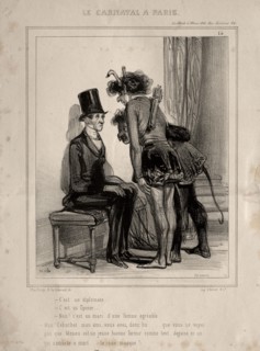 Carnaval, 1841. Paul Gavarni (French, 1804-1866). Lithograph