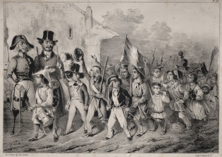 Actualités:  Bon!  Les moutards en veulent sussi!  quand on parle de guerre!  comme toute ca prend