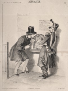 Actualités:  L'Ouverture du second théatre français.  Mr. tout est plein vous ne trouveriez pas