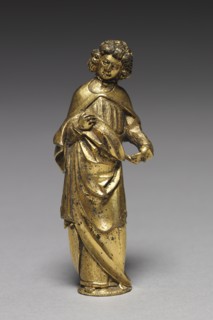 Mourning Saint John, late 1400s. Germany, Franconia, late 15th century. Gilt bronze; overall: 9.6
