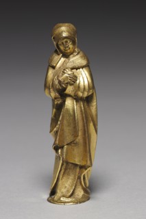 Mourning Virgin, late 1400s. Germany, Franconia, late 15th century. Gilt bronze; overall: 10.2 cm