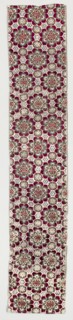 Four-color Velvet with Medici Armorial in Rosettes, 1450-1500. Italy, Florence, 15th century. Silk,