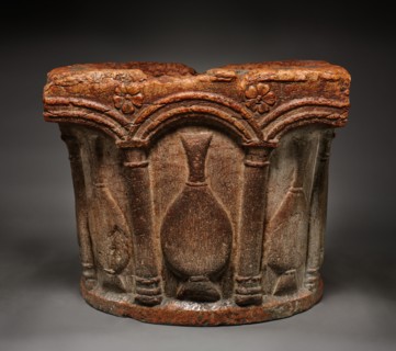 Well Head, 1400s. Italy, probably Verona, 15th century. Pink limestone (called "Verona Marble");