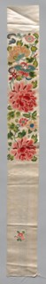 Sleeve Band, 1880 - 1940. China, late 19th - 20th century. Embroidery, silk; overall: 80.5 x 9.4 cm
