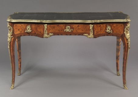 Table Desk (Bureau Plat), c. 1750- 1760. Bernard II van Riesen Burgh (Dutch, 1766). Wood marquetry