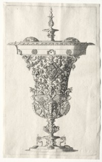 Ornamental Vase, 1500s. Wenzel Jamnitzer I (German, 1508/09-1585). Etching; sheet: 24.1 x 15 cm (9