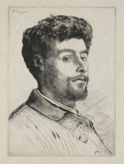 Frédéric Régamey. Alphonse Legros (French, 1837-1911). Drypoint
