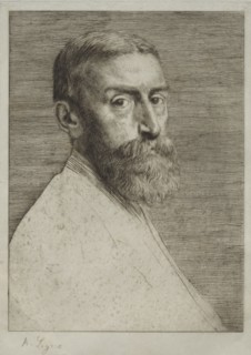 Sir E. J. Poynter. Alphonse Legros (French, 1837-1911). Etching and drypoint