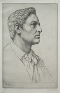 Portrait of Sir Charles Holroyd. Alphonse Legros (French, 1837-1911). Drypoint