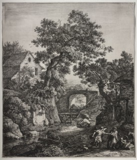 Sephora Circumcising Her Son. Anthonie Waterloo (Dutch, 1609/10-1690). Etching
