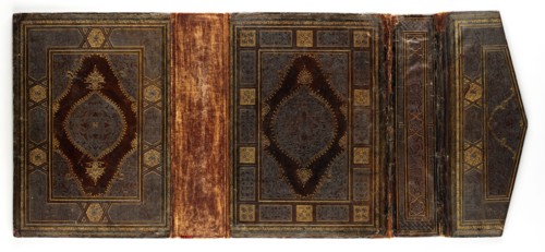 Bookbinding for a Koran, 1460-1500. Turkey, Istanbul, Ottoman period, 15th century. Leather over