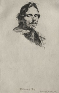 Portrait of Baron Philippe Le Roy. Anthony van Dyck (Flemish, 1599-1641). Etching