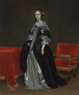 Portrait of a Woman, c. 1665. Gerard ter Borch (Dutch, 1617-1681). Oil on canvas; framed: 87.5 x 77