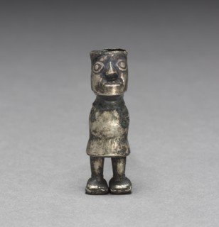 Figure, 1000-1532. Peru, Lambayeque. Silver; overall: 6 x 1.6 cm (2 3/8 x 5/8 in.).