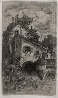 The Mill, 1866. Rodolphe Bresdin (French, 1822-1885). Etching; sheet: 17.4 x 9.9 cm (6 7/8 x 3 7/8