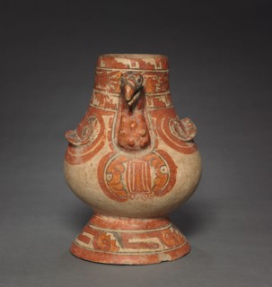 Turkey Vessel, c. 1000-1550. Costa Rica, Southern Nicoya region, Pataky Polychrome style, 11th-16th