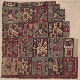 Corner Fragment, Probably from a Tunic, 700-1100 A.D.. Peru, South Coast, Wari Culture, Middle