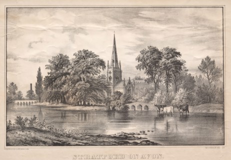 Stratford on Avon. And James Merritt Ives (American, 1824-1895), Nathaniel Currier (American,