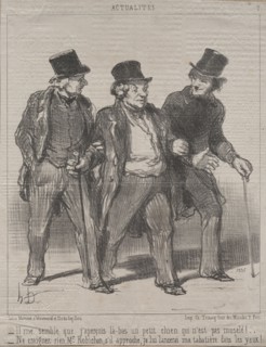 Published in le Charivari (23 July 1852): Actualities (No. 7): It seems to me that I notice a