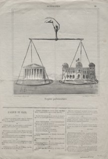 Published in le Charivari (1 February 1970): Actualities (No. 10): Parliamentary Regime, 1870.