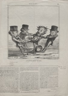 Published in le Charivari (8 May 1869): Actualities (No. 98): The quartering reinstated, 1869.